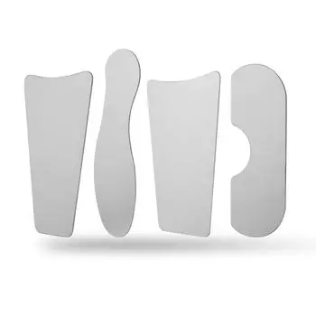 4 шт. стоматологическое ортодонтическое фотографическое зеркало из нержавеющей стали, никеля в автоклаве серебряный