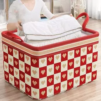 4 шт. сумка для хранения одежды складная тканевая коробка для хранения для домашнего использования игрушки для спальни разные предметы корзина для грязного белья