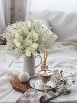 4 шт. Свадебные букеты, искусственный букет одуванчиков, искусственный цветок одуванчика, искусственные шарики одуванчика для домашнего декора вечеринки своими руками белый