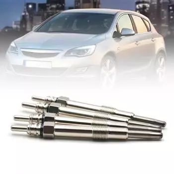 4 шт., свечи накаливания, цвет, мощность, высокая, серебристая, 1,9 CDTI, автомобильный обогреватель, искра