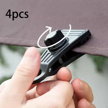 4 шт сверхмощные зажимы для брезента, зажимы для навесов, фиксированный зажим для тента, многоразовые для чехлов для лодок