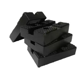 4 шт. Сверхпрочные прямоугольные подъемные площадки 118*80 мм, черные резиновые накладки на рычаги для автомобильного подъемника