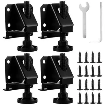 4 шт. сверхпрочные регулируемые выравнивающие ножки для мебели шестигранные гайки стопорные ножки мебели выравниватели для столов шкафов верстаков