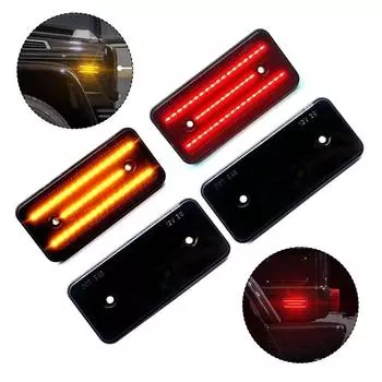 4 шт. светодиодных боковых габаритных фонарей, подходящих для Mercedes-Benz W463 G500 G550 G-Class 02-14