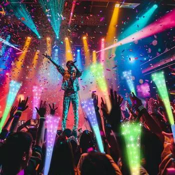 4 шт. светодиодных волоконно-оптических палочек, светящихся стержней, преобразователей частоты, волоконно-оптических палочек, ночников, светящихся рождественских украшений