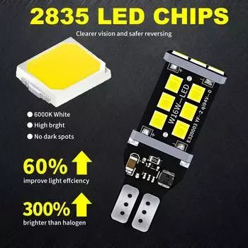 4 шт. светодиодный фонарь заднего хода Blub Backback Lamp W16W T15 921 Canbus для E81 E87 E88 E82 E92 E90 E91 E60 F07 F11 E61 1 3 5 серии