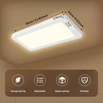 4 шт. светодиодный светильник для салона автофургона, автомобильный светильник на крышу автомобиля, 10 Вт, 12 В/24 В, регулируемая яркость, 3 режима освещения для грузовика, лодки, кемпера, каравана