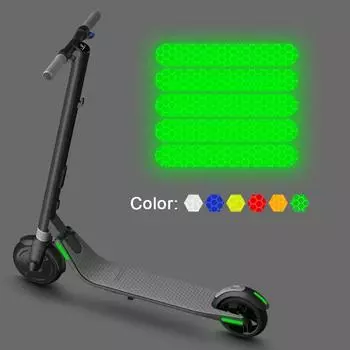 4 шт. светоотражающие наклейки для электрического скутера Ninebot ES1 ES2 ES3 ES4 E22 E25 красный