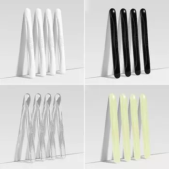 4 шт. светящаяся защитная полоса для двери автомобиля, водонепроницаемая резиновая полоса для защиты кузова автомобиля от царапин жёлтый