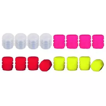 4 шт. светящиеся шины для колпачков штока клапана светящиеся в темноте шины для крышки штока клапана красный