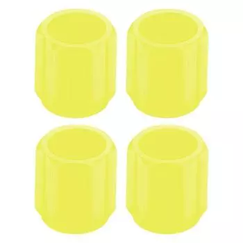 4 шт. светящиеся в темноте колпачки для автомобильных шин, колпачки для мотоциклетных шин, шток для шин, ступица, насадка, ночной светящийся колпачок, декор красный