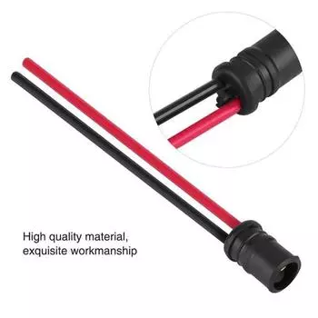 4 шт. T10 W5W автомобильный клиновидный патрон для лампочки разъем для цоколя лампы светодиодный клиновидный держатель держатель основание D7L1 black+red-one-size