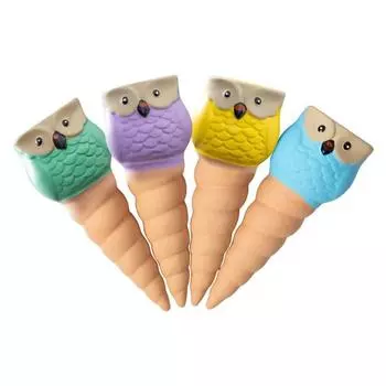 4 шт. Терракотовые колышки для полива Сова Самополивающиеся колышки Вставка для кашпо Автоматические колышки для полива комнатных и уличных растений 4pcs