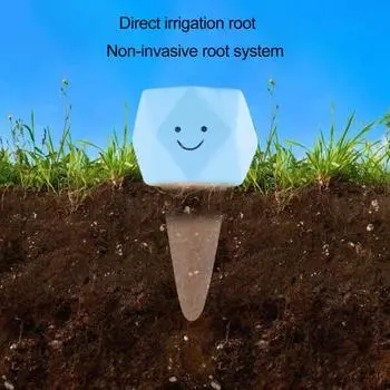 4 шт. Терракотовые шипы для полива Многогранные самополивающиеся колышки Вставка для кашпо Медленное высвобождение полива