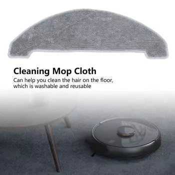 4 шт., ткань для швабры для пылесоса, замена волокна, подметальная машина, ткань для швабры для Xiaomi VIOMI S9