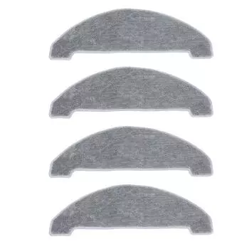 4 шт., ткань для швабры для пылесоса, замена волокна, подметальная машина, ткань для швабры для Xiaomi VIOMI S9