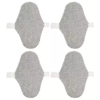 4 шт. Тканевые ежедневные прокладки Графеновые Водопоглощающие Дышащие Непротекаемые Моющиеся Многоразовые S