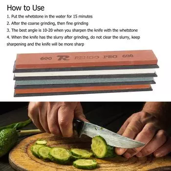4 шт., точильный камень для ножей, точилка для ножей, 120 320 600 1500, зернистость для ножниц, долота, топоры