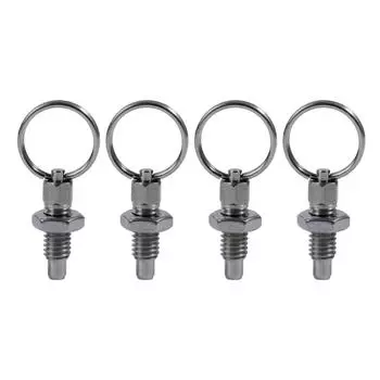 4 шт. тяговое кольцо индексный плунжер неблокируемый ручка плунжер нержавеющая сталь пружинный плунжер механические аксессуары