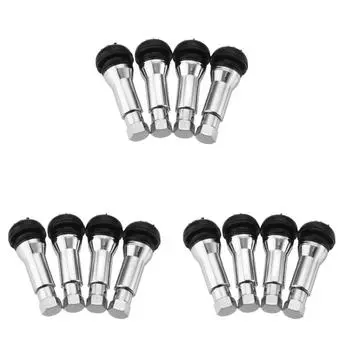 4 шт. TR414 хромированные резиновые пылезащитные колпачки для бескамерных шин.