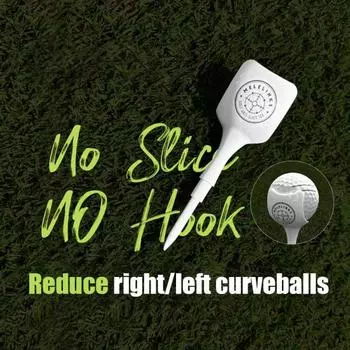 4 шт. тройники для гольфа, небьющиеся пластиковые тройники для гольфа, уменьшающие трение и боковое вращение, аксессуар для гольфа