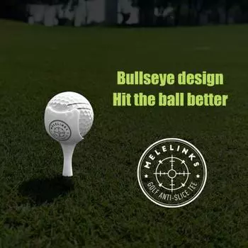 4 шт. тройники для гольфа, небьющиеся пластиковые тройники для гольфа, уменьшающие трение и боковое вращение, аксессуар для гольфа для любителей гольфа белый