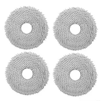 4 шт. Тряпки для швабры для робота-пылесоса, салфетки, чистящая ткань, аксессуары для подметания, совместимые для P10/QRevo, замена