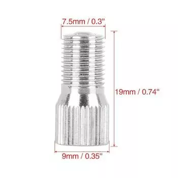 4 шт. Удлинитель штока клапана, аксессуары, хромированный удлинитель