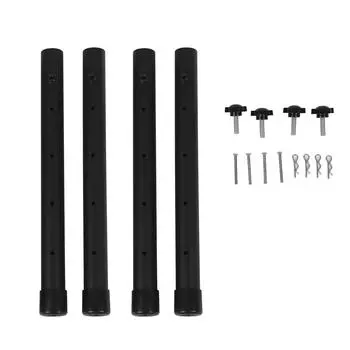 4 шт. удлинители ножек стола 44 см стальные подставки для ножек стола для складных столов прямые изогнутые ножки