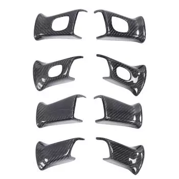 4 шт., углеродное волокно, накладка на кнопку рулевого колеса, внутренняя декоративная наклейка, комплект чехлов для бюстгальтера Envoy With Keyhole