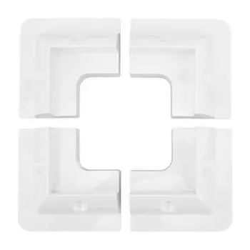 4 шт. Угловая солнечная панель, анти-УФ, ABS, солнечная панель, крыша, свободное сверление, опорное крепление для лодок на колесах