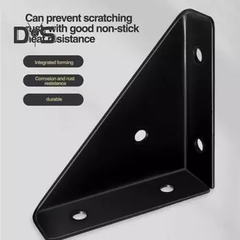 4 шт. угловые соединители со складками под углом 90 градусов, нержавеющие, устойчивые к коррозии угловые скобы с угловыми скобами, крепежные детали Large бежевый