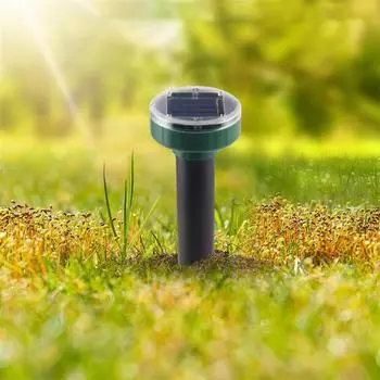 4 шт. Ультразвуковая вспышка для птиц, непрерывная 24-часовая защита, отпугиватели для сада, звуковая и визуальная сигнализация для животных