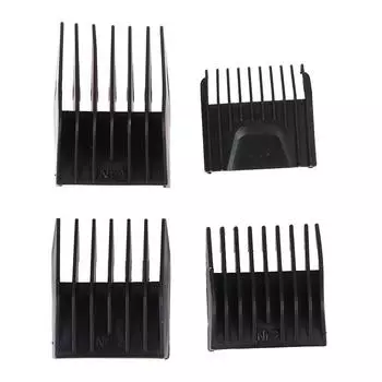 4 шт., универсальная парикмахерская машинка для стрижки волос, сменная направляющая расческа для стрижки волос
