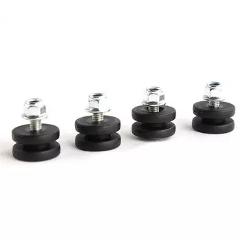 4 шт. Универсальная пряжка для заднего багажника мотоцикла, задняя втулка для багажника, кронштейн для быстросъемных проставок, аксессуары, основание пластины