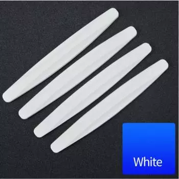 4 шт., универсальная защита для переднего и заднего бампера, угловая защита автомобиля, защита от столкновений, декоративная полоса, автомобильные аксессуары, новинка 4pcs красный