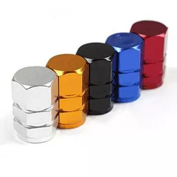 4 шт. универсальные автомобильные колесные диски из алюминиевого сплава, колпачки воздушного клапана для шин синий