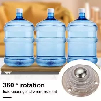 4 шт. универсальные колеса, утолщенные, увеличенные, без перфорации, самоклеящиеся, сильная липкость, отличная несущая способность, вращение на 360 градусов, износостойкий мини белый