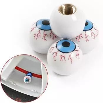 4 шт., универсальные колпачки для автомобильных грузовиков, шин, штока воздушного клапана, противопыльные колпачки белый