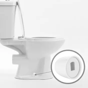 4 шт. универсальные крышки для унитазов, круглые пластиковые крышки для унитазов с дополнительными шайбами, простота установки, высота 1,44 дюйма белый