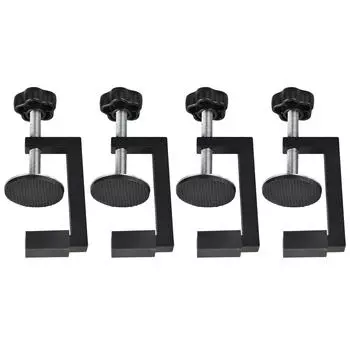 4 шт. Универсальные С-образные зажимы 10-57 мм Перевернутый столярный С-зажим Регулируемый настольный зажим Обычные настольные фиксирующие инструменты