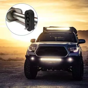 4 шт. Универсальный черный резиновый кронштейн для крепления выхлопной трубы, длинный прочный кронштейн