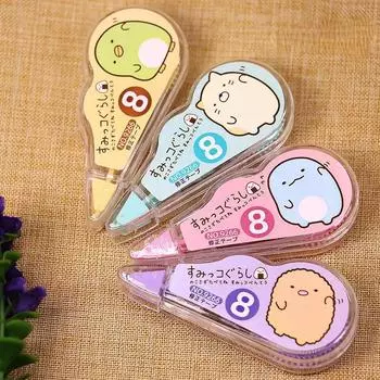 4 шт./упак. милый Kawaii Sumikko Gurashi белый корректор корректирующая лента рекламный подарок канцелярские принадлежности для школы и офиса