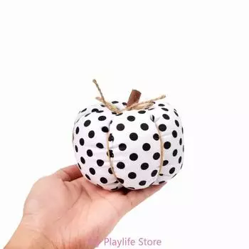 4 шт./упак. Набор из 4 искусственных тыкв из ткани для вечеринок по случаю осеннего урожая и декора интерьера