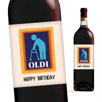 4 шт./упак. Oldi Happy Birthday винные этикетки на бутылки для него винные подарочные этикетки для мужчин папы друга забавные наклейки на бутылки для вина на день рождения B