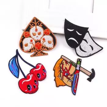 4 шт./упак. плавкая нашивка с вышивкой, гладильная нашивка для одежды, термоклеевые нашивки для курток, джинсов, рюкзак, гладильная нашивка для шитья