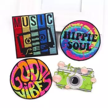 4 шт./упак. плавкая нашивка с вышивкой, гладильная нашивка для одежды, термоклеевые нашивки для курток, джинсов, рюкзак, гладильная нашивка для шитья
