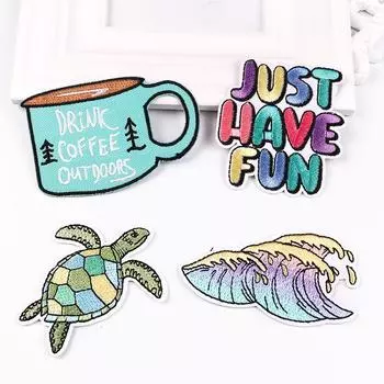 4 шт./упак. плавкая нашивка с вышивкой, гладильная нашивка для одежды, термоклеевые нашивки для курток, джинсов, рюкзак, гладильная нашивка для шитья