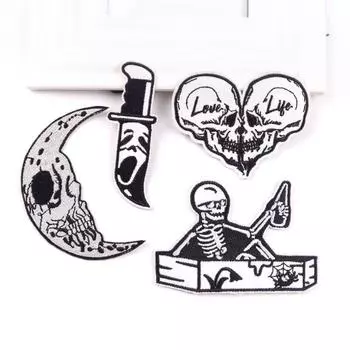 4 шт./упак. плавкая нашивка с вышивкой, гладильная нашивка для одежды, термоклеевые нашивки для курток, джинсов, рюкзак, гладильная нашивка для шитья