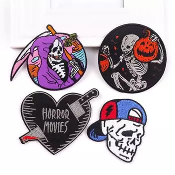 4 шт./упак. плавкая нашивка с вышивкой, гладильная нашивка для одежды, термоклеевые нашивки для курток, джинсов, рюкзак, гладильная нашивка для шитья